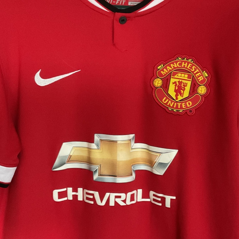 Authentic Nike Red Manchester United Jersey 2014/2015 home football shirt - Picture 3 of 7